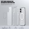 Luxury Clear Shockproof MagSafe Magnetic Case for iPhone 17 Air 17Pro 17 Pro Max Hard Back Cover Support Wireless Charging