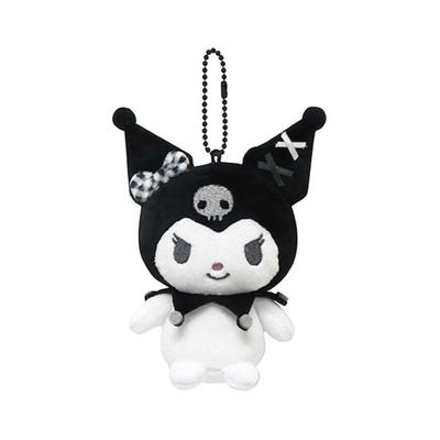 My Melody & Kuromi (Matching Gingham Check Series) Ball Chain Mascot Kuromi MKO-BM-KU H145 X W118 X D63mm