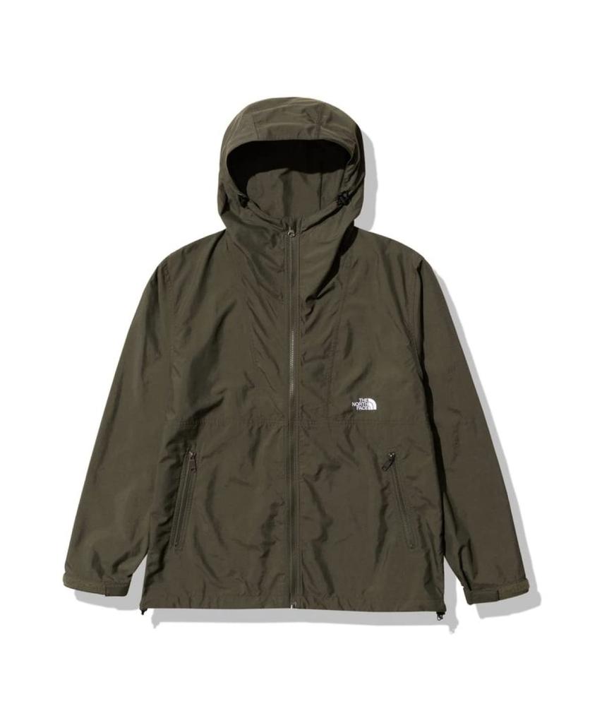The North Face Compact New L Men's Jacket, Water-Repellent, Lightweight, Taupe,