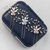Rhinestone Crystal Flower Hairpins Hair Jewelry Vine Hair Pin  Graduation Ceremonies