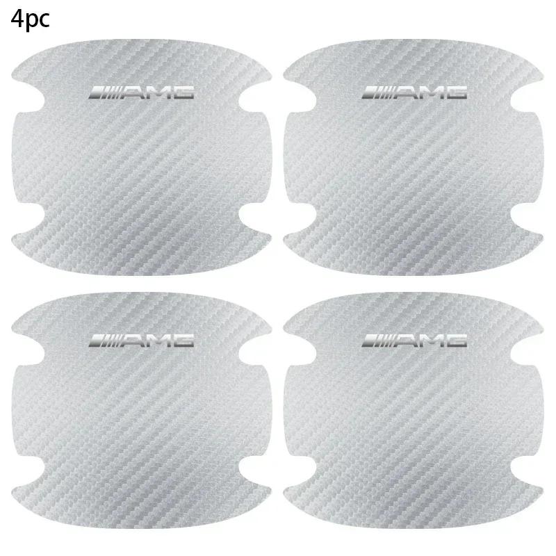 

Hots 4Pcs/set Carbon Fiber Car Door Bowl Handle Anti-Scratches Sticker For Mercedes Benz AMG W204 W205 W211 W212 W213 W176 GLA