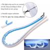 1Pc LED DRL Car Running Light Flexible Waterproof Strip Auto Headlights White Turn Signal Brake Flow Lights Car Styling 12V