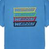 WE11DONE Colorful Barrage Logo Contrast Series Round Neck Short Sleeve T-Shirt Unisex T-Shirts WD-TT1-22-652-U-SK