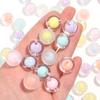 50pcs/lot Colored Acrylic Round Beads Loose Spacer Star Flower Pumpkin Bead For Girls DIY Charm Jewelry Making Bracelet Necklace