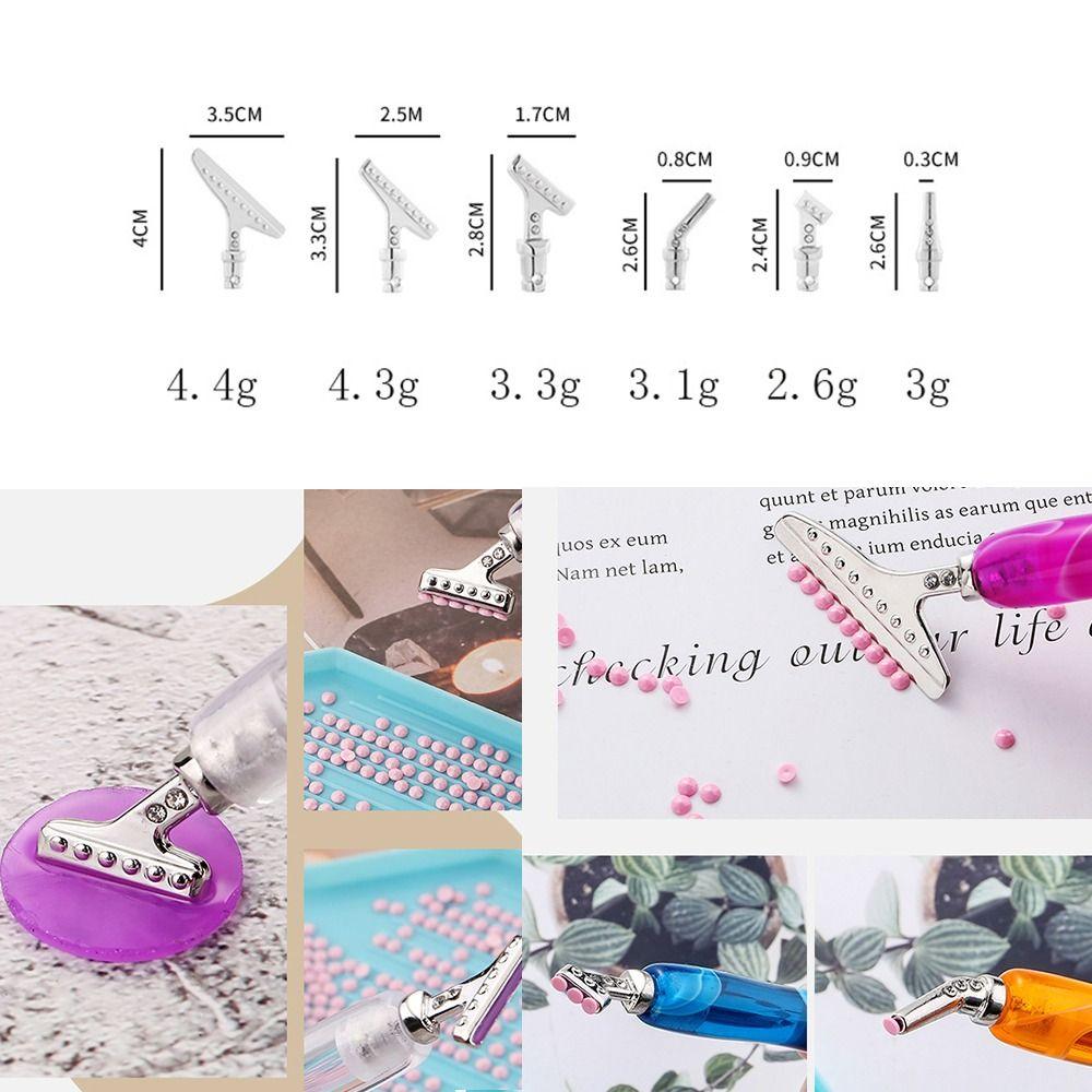 DIY Crafts Replacement Pen Heads Alloy Diamond Painting Pen Nail Art Pen Tips  Embroidery