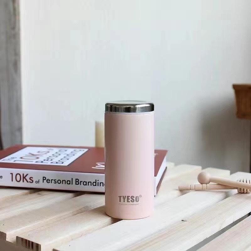

Tyeso Мини Компактные Вакуумные Фляги 304 Нержавеющая Сталь Вакуумная Изоляция Бутылка для Воды Легкая Дорожная Кружка для Отдыха на Природе Офиса 300ML розовый