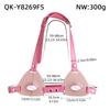 QKKQ PU Leather Silicone Red Lips Bra Realistic Labia Underwear Chest Pleasure Breast Bondage Chest Bodice For Couple FlirtingGood product