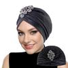 Beaded Arab National Hat Top Knot Ethnic Headscarf Gat Fashion Gilded Indian Hat  Wedding