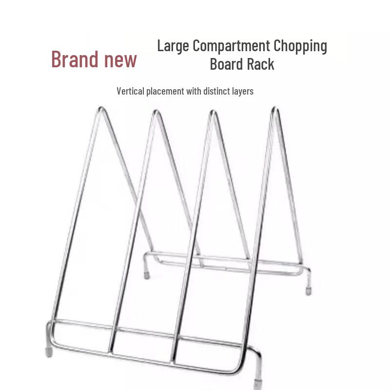 Stainless Steel Cutting Board & Knife Rack
