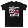 Unisexs T Shirts Fashion Cassette Tapes Retro Mixtapes Music Rock Hip Hop Unisexs Tshirt 100 Cotton Short Tee Shirts