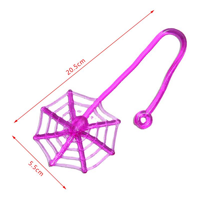 10 Τεμ. Ελαστικά Τεντωμένα Κολλώδη Ιστός Αράχνης Αναρρίχησης Παιχνίδια Νεωτερισμού Για Παιδιά
