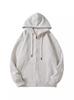 Women's Loose Fit Hooded Sweatshirt: Sporty Zipper Jacket, Long Sleeve, 2024 Autumn/Winter Collection, Customizable Hoodie.