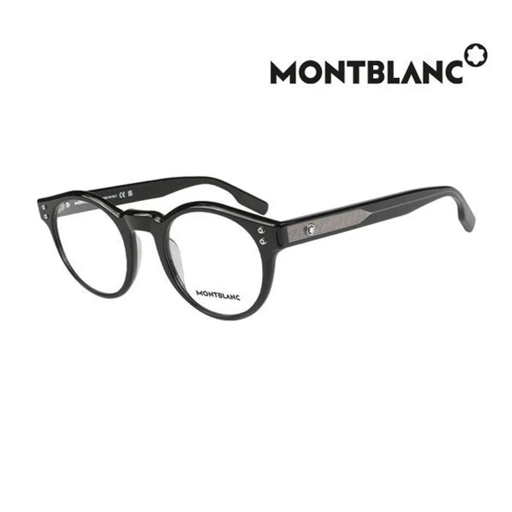Оправы для очков Montblanc MB0123O 001 Круглые роговые очки для женщин и мужчин MB0123O 001_I [49]