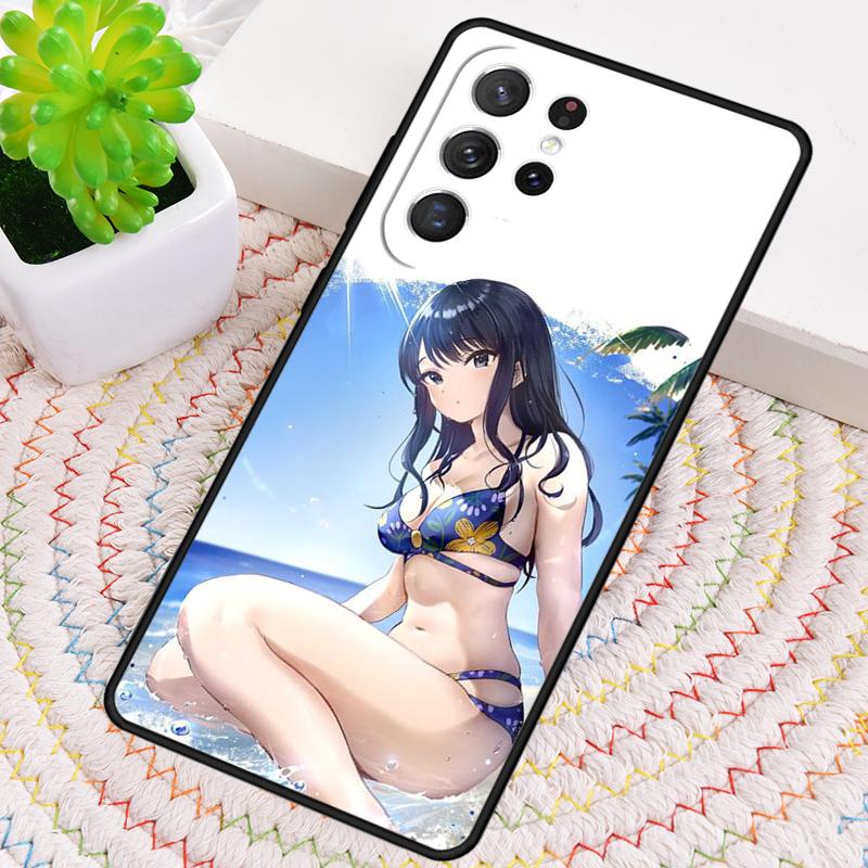 Summer Bikini Girls Protective Phone Case for Samsung Galaxy note 10 pro S26 Ultra S23 S24 FE S25 S21 S22 PLUS shockproof Cover