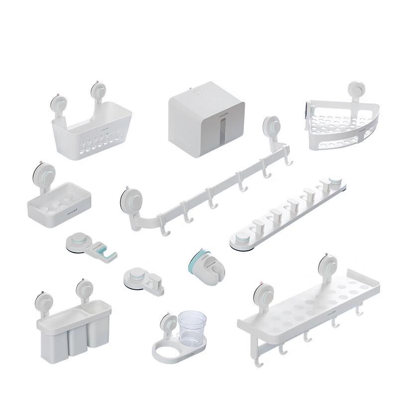CHAHUA No-Drill Suction Bathroom Storage Rack