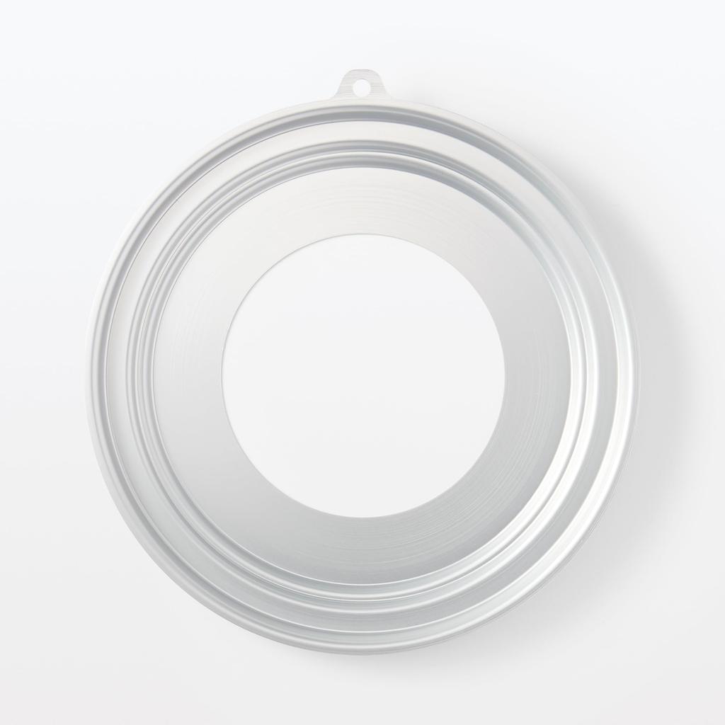 MUJI Aluminum Steamer Compatible with Diameter Frying 84376535 Stand/Support, 20-24cm Pans,