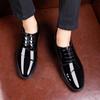 New Leather Shoes Large Size Business Formal Shoes Men's Casual Shoes Lace-up Wedding Shoes Versatile Men's Shoes