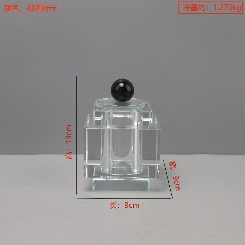 Difusor de Varillas Cuadrado de Cristal Minimalista Moderno Mesa de Tocador de Dormitorio Aceite Esencial de Aromaterapia Con Piedras Aromáticas