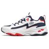DLites 4.0 Okrągły nosek Sznurowane Niskie Buty Codzienne Męskie sneakers Białe Niebieskie Czerwone 894006-WNVR