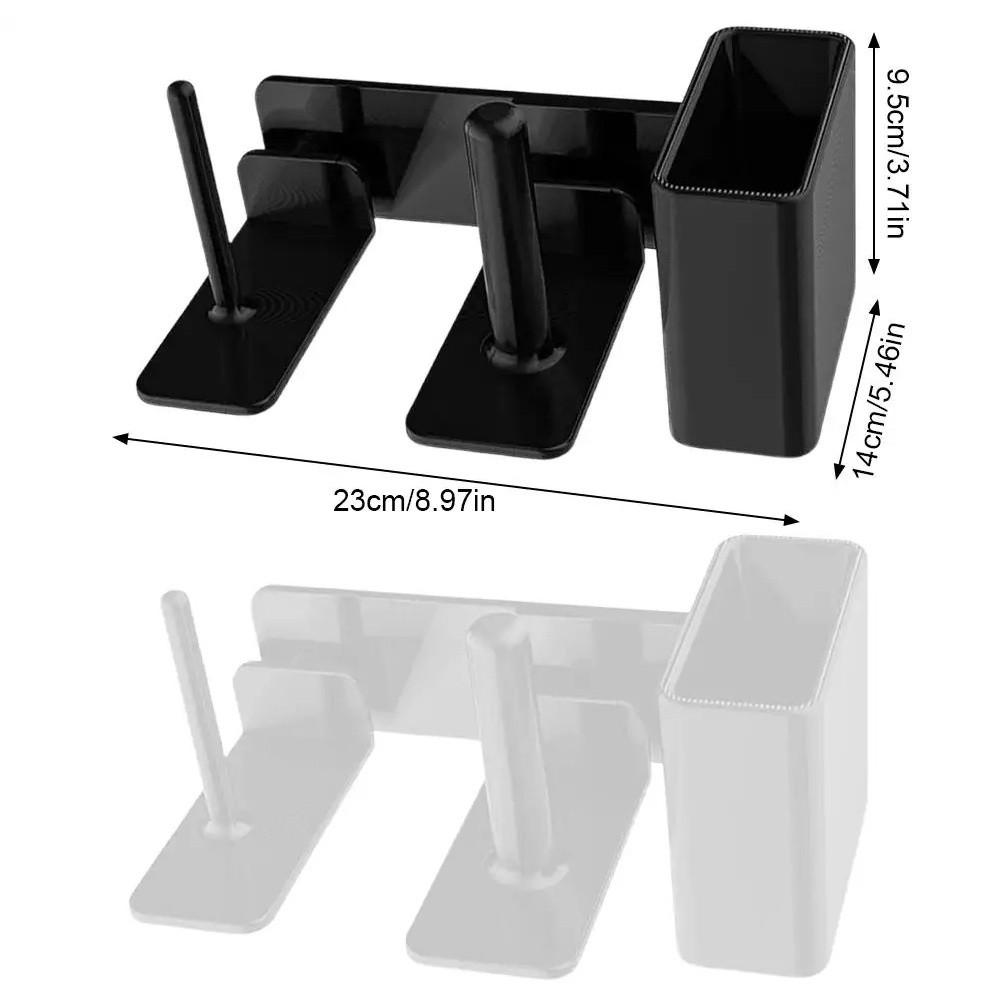 3-in-1 Kaffeemaschinen-Becherhalter mit Schlitzen für Strohhalme, Spender für Einwegbecher, Kaffeestation