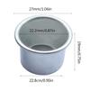 Set of 50 Aluminium Candle Cups Holder Candlestick Candle Drip Protectors Decor