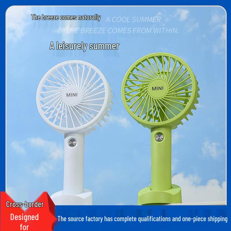 USB Rechargeable Mini Desktop Handheld Fan