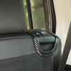 2 szt. Czarny Węgiel Listwa Wykończeniowa Przełącznika Tylnego Siedzenia Samochodowego dla Jeep Wrangler JL Gladiator JT 2018-2021 Akcesoria