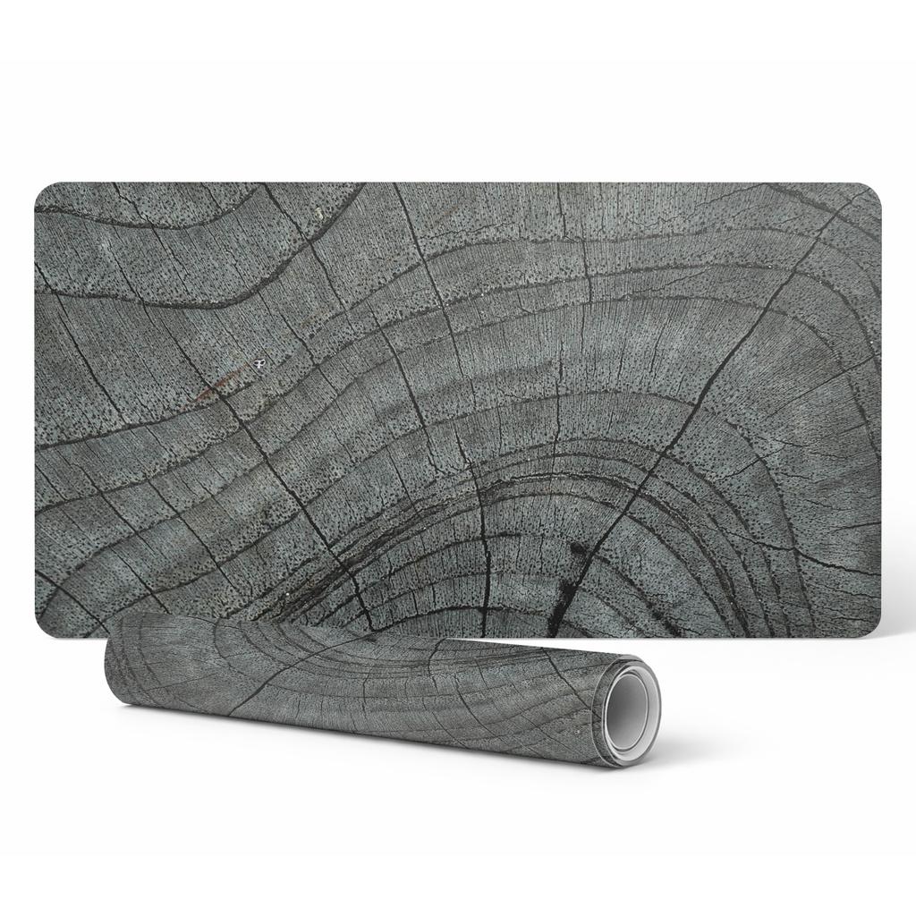 Anti-Slip Protective Desk Mat with Wood Grain Pattern 90x45 Cm