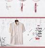 Men's Chinese-Style Summer Tang Suit: Short-Sleeve Linen Hanfu Robe for Middle-Aged and Elderly