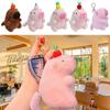 Plush Wagging Tail Capybara Doll Cute Fluffty Animal Doll Creative Cartoon Capybara Doll  Kids Toy