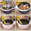 2 Layers 1.6L Electric Mini Non-stick skillet Cooking pot Rice Cooker MultiCookers Portable Food Steamer & 7 Gifts