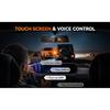 WOLFBOX M40 Dash Cam 4K+1080P With Voice Control ADAS Built in 5GHZ WI-FI and GPS Video Recorder Front and Rear Dash Camera