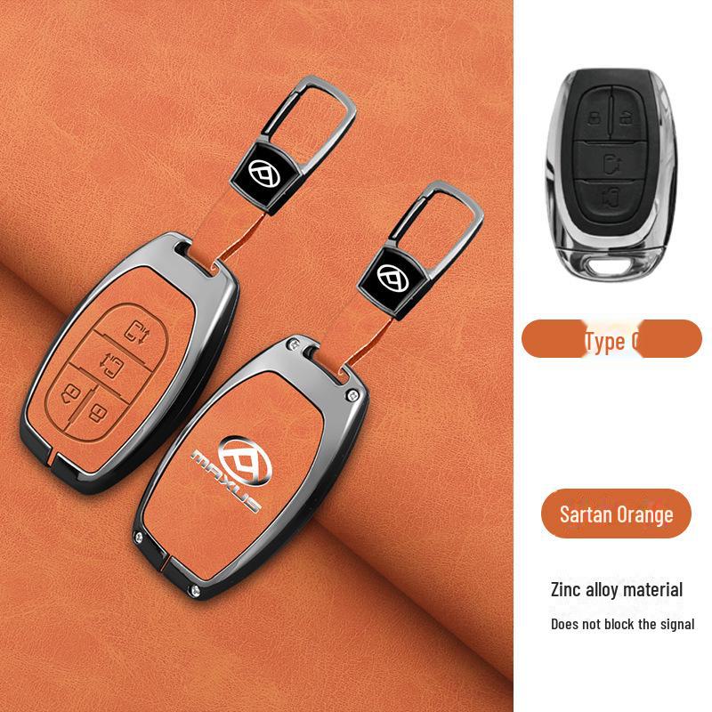 Capa de Chave SAIC Maxus D90 para Carro Maxus G50 2019 Feminino, Carcaça de Metal de Alta Qualidade com Fivela.