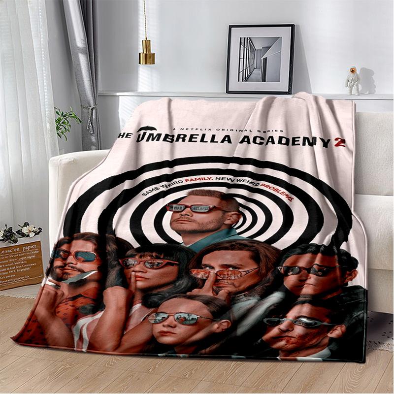 The Umbrella Academy TV Movie Soft Plush Blanket,Flannel Blanket Throw Blanket for Living Room Bedroom Bed Sofa Picnic Cover Kid