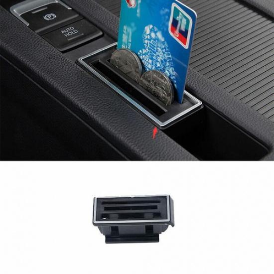2019-2021 ABS Black Middle Console Cigarette Lighter Trim Fit For VW Arteon CC