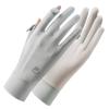 Women UV Sun Protection Gloves Breathable Touchscreen Sunblock Gloves Non Slip Ice Silk Cycling Gloves for Cycling Driving