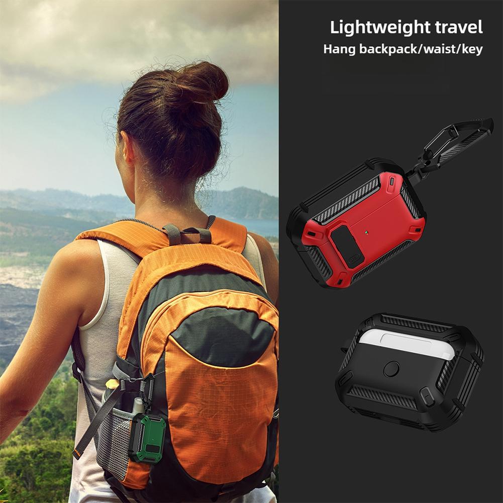 1pc Protective Case For Airpods 4 Cover Luxury Earphone Cover Case For Apple Airpods4 Air Pods Pro Shockproof Sleve With Hook