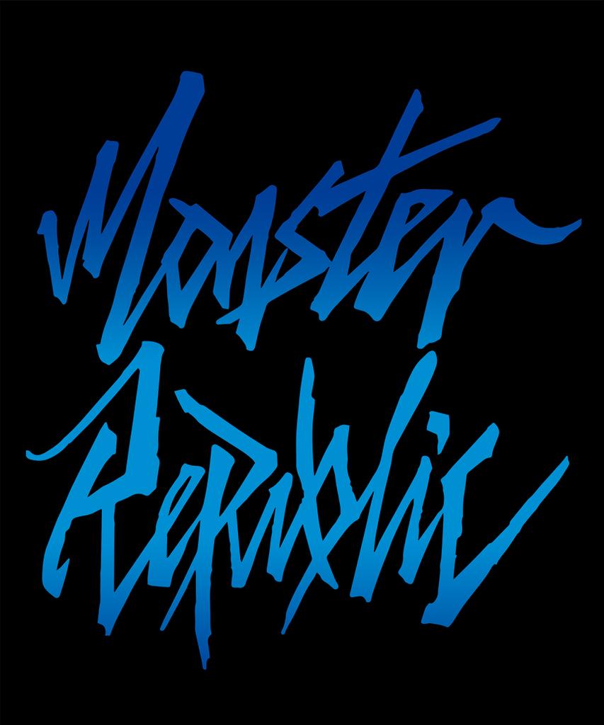 MONSTER REPUBLIC Movement Logo Blue Wave Sweatshirt Black