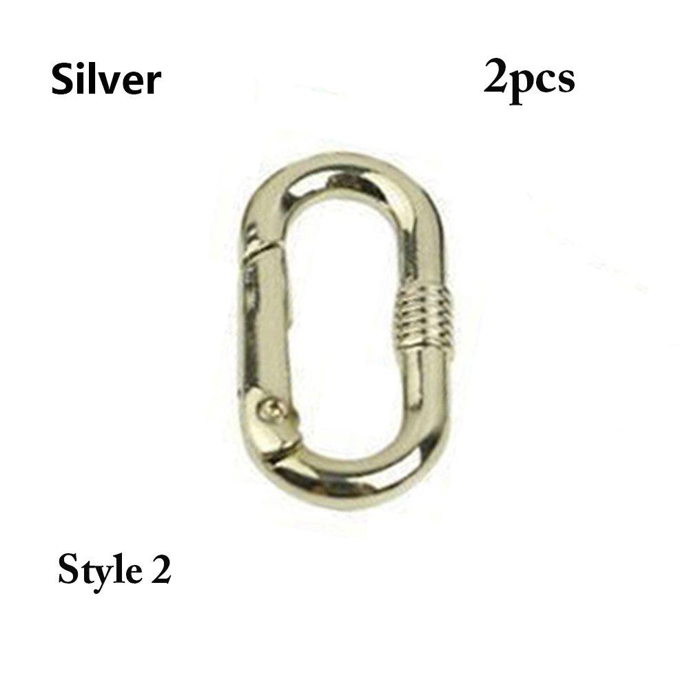 Hiking Snap Bottle Hooks Outdoor Carabiner Spring Oval Rings Handbags Clips Bag Belt Buckles