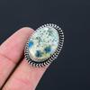 Womens Day Deal K2 Jasper Stone Promise Ring Jewelry 925 Sterling Silver US 8.5