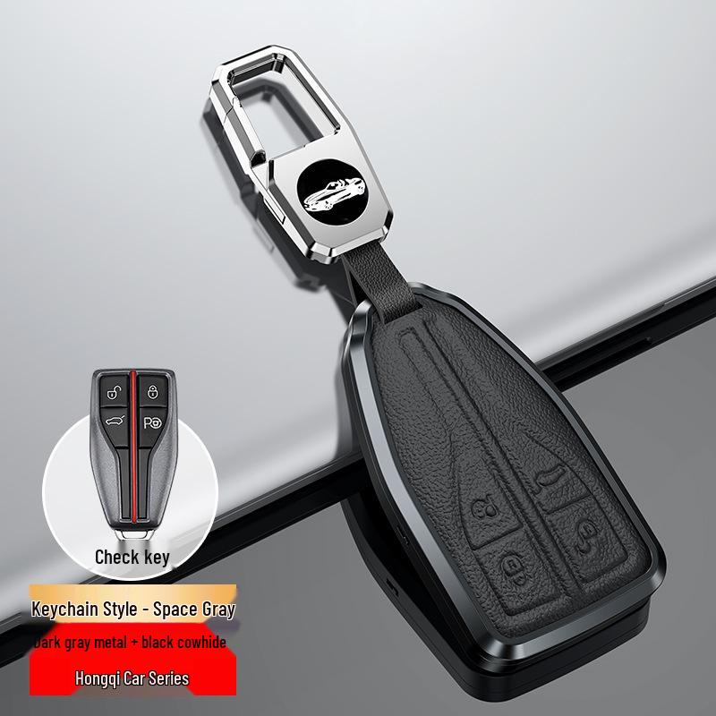 Premium Key Case for Hongqi HS5, HS7, H9, H5 Models