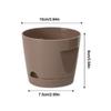 Durable Self Watering Lazy Plant Pot with Handle Garden Supplies Hydroponic Planter Including Liner Soil Flower Pot
