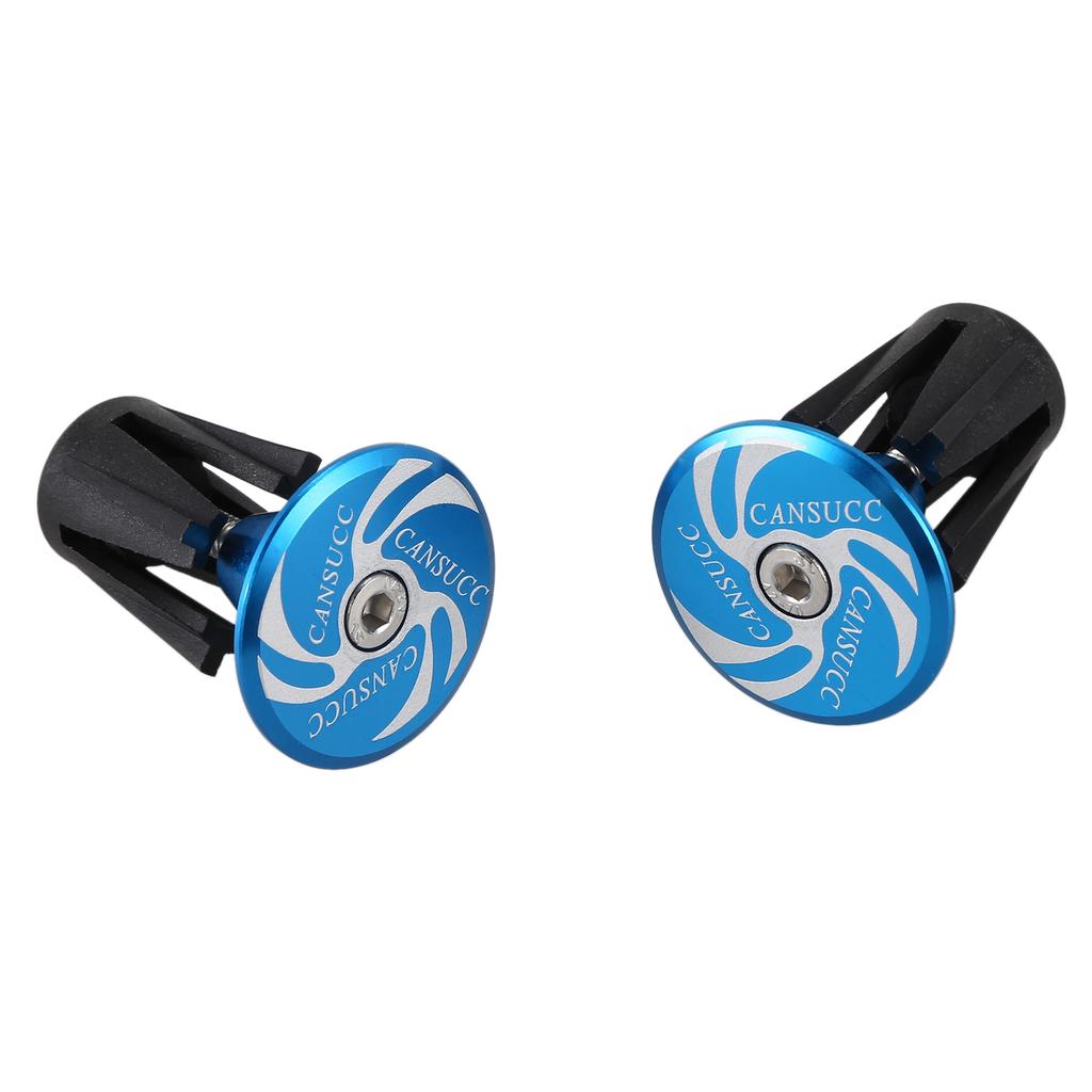 CANSUCC 1 Pair Bike Handlebar End Plugs MTB Road Bicycle Cycling Aluminum H