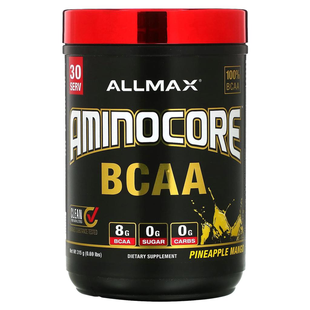 ALLMAX, AMINOCORE, BCAA, Pineapple Mango, 0.69 Lbs (315 G)