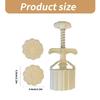 Hand Pressed Mooncakes Mold Cookie Stamp Bean Pastes Cake Molds ABS Pastries Dessert Mould for Baking Enthusiasts