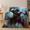 3A Classics God of War Kratos Game Gamer Flannel Blanket,Warm and Cozy Soft Throw Blanket for Home Bedroom Bed Sofa Kid Gift