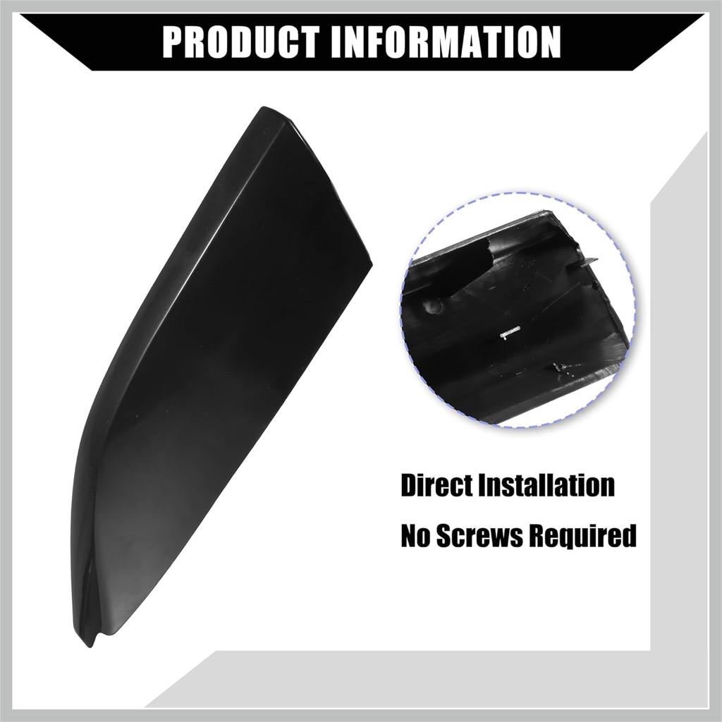 Upper/Roof Rack Rails End Cap Protection Cover Shell for Toyota Highlander 2008-2013 / Rails End Covers Shell Cap / 4 Pcs/Black Replacement Car Parts