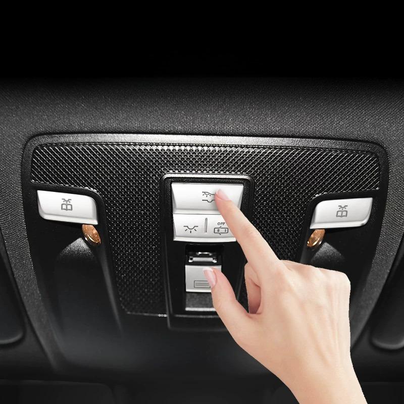 For Mercedes-Benz GLA CLA ML gl gle gls A-class B-class modified interior roof reading light button patch strip