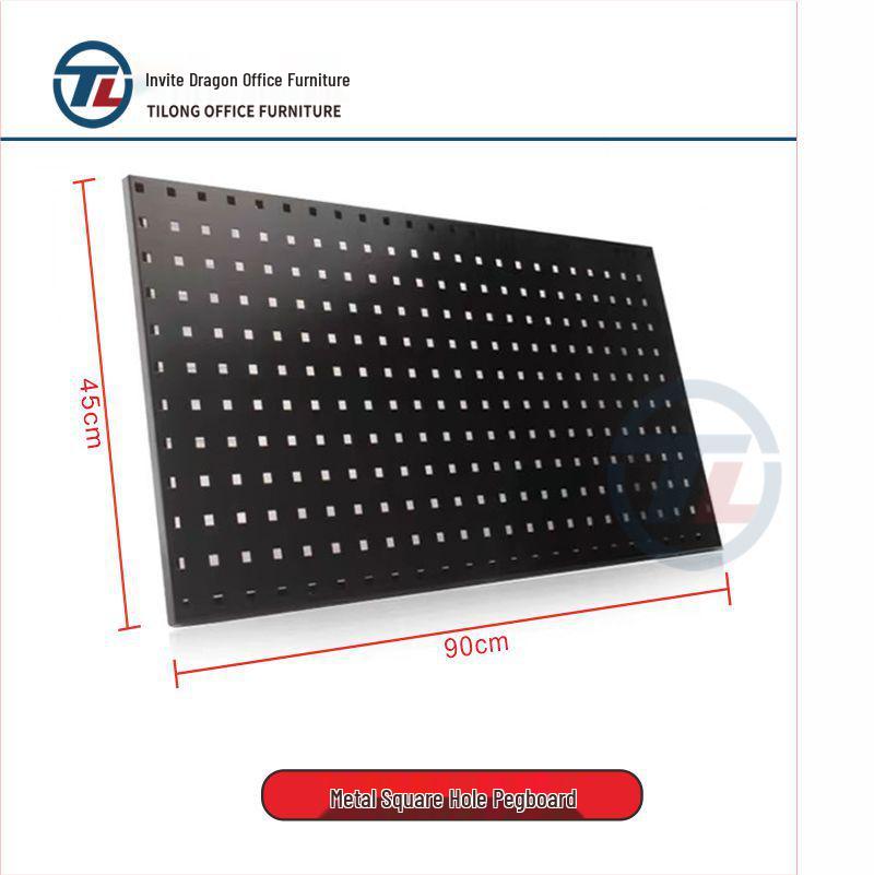 Plastic Pegboard Hooks with Square Hole - Wall-Mounted Tool Rack and Storage Shelf for Hardware Display