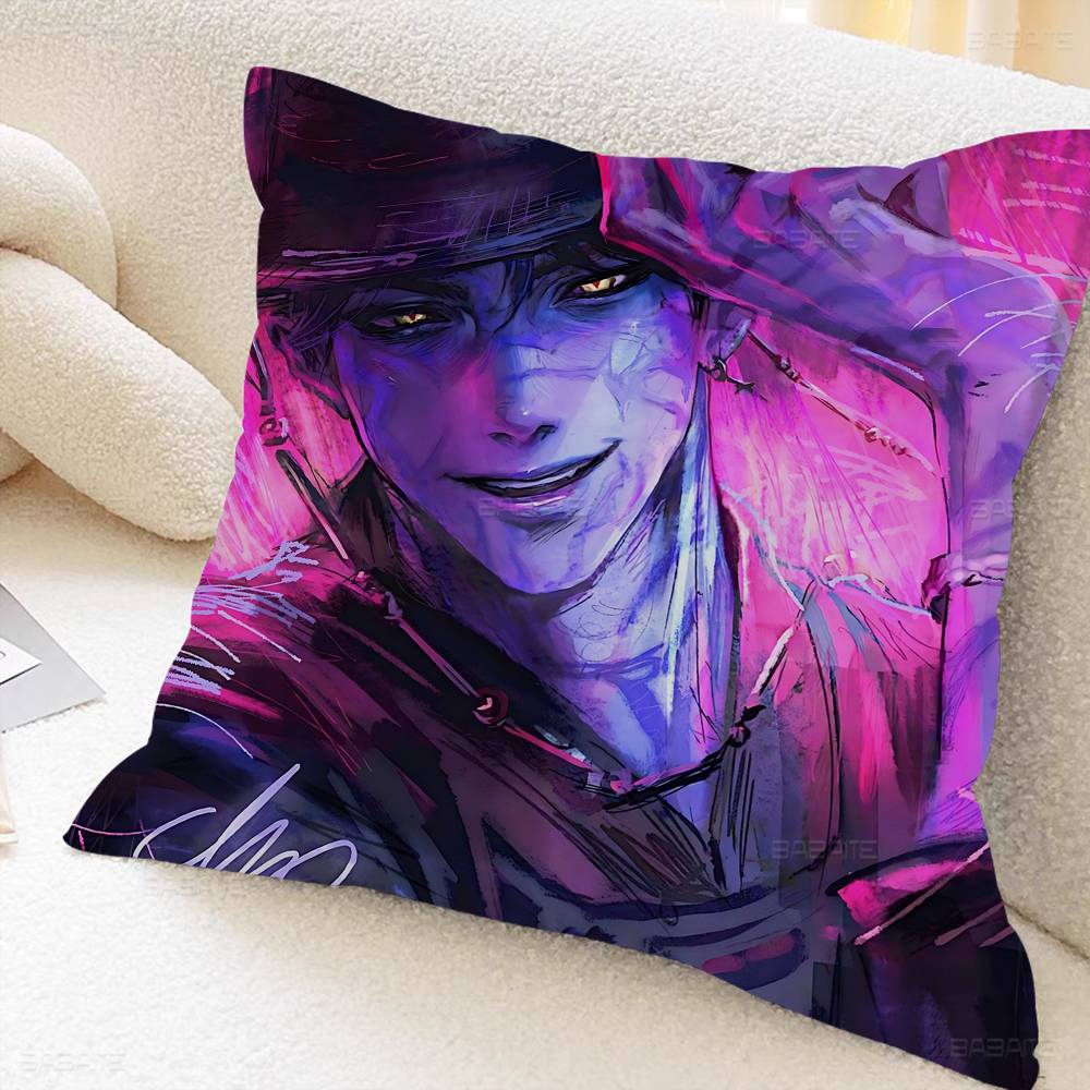 Anime KPop Saja Boys D-Demon H-Hunters Pillow Cushion Cover Pillowcase Living Room Sofa Home Decor Customized